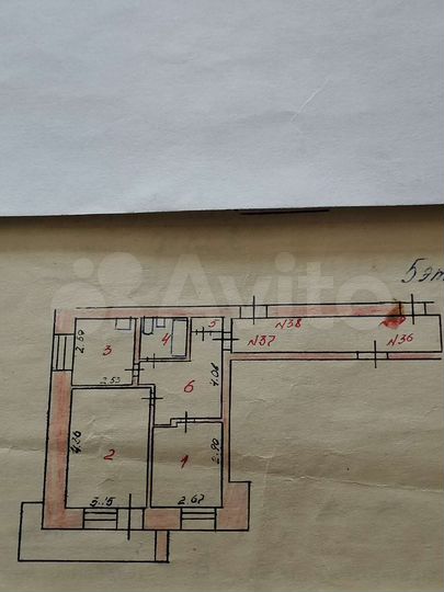 2-к. квартира, 39,7 м², 5/9 эт.