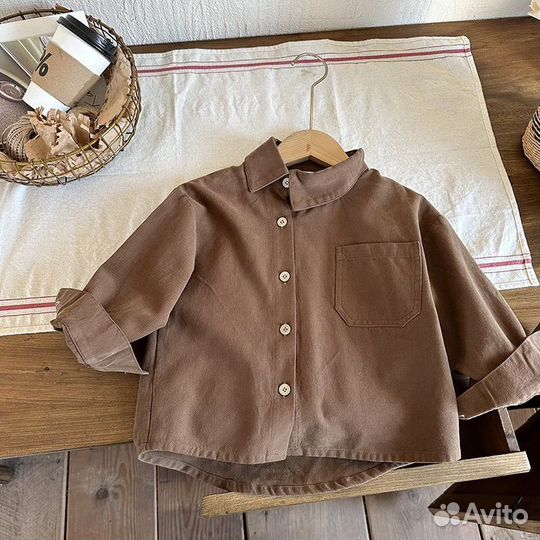Рубашка на мальчика 130, 140 см
