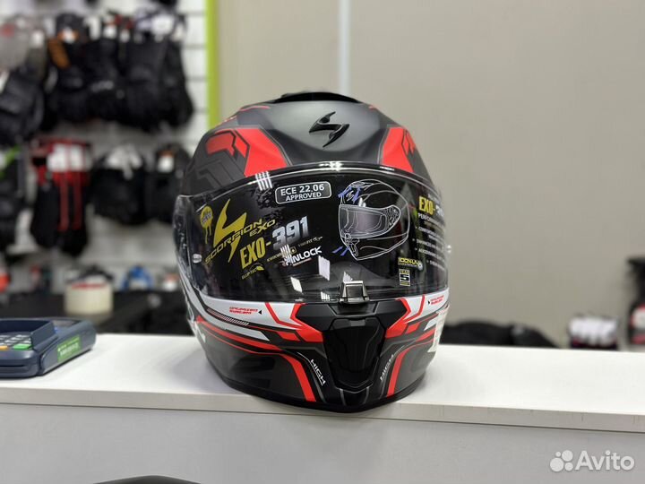 Мотошлем Scorpion EXO-391 Spada