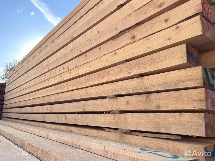 Доска обрезная 25х150х6000мм 1 сорт ГОСТ