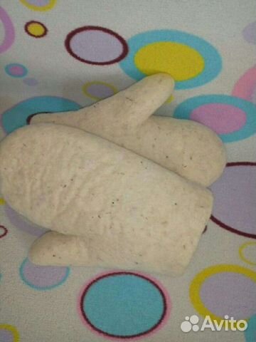 Варежки из натуральной шерсти мериноса
