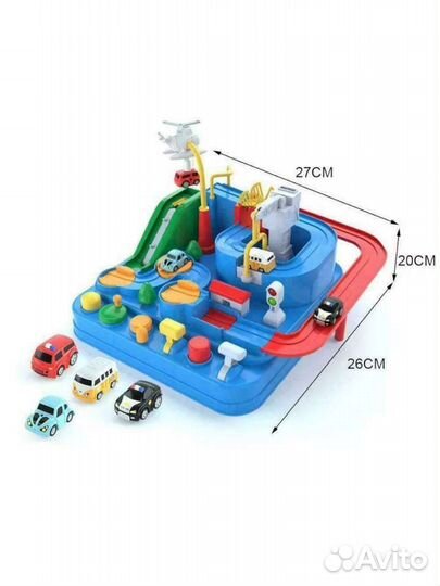 Автотрек детский, трек с машинками развивающий