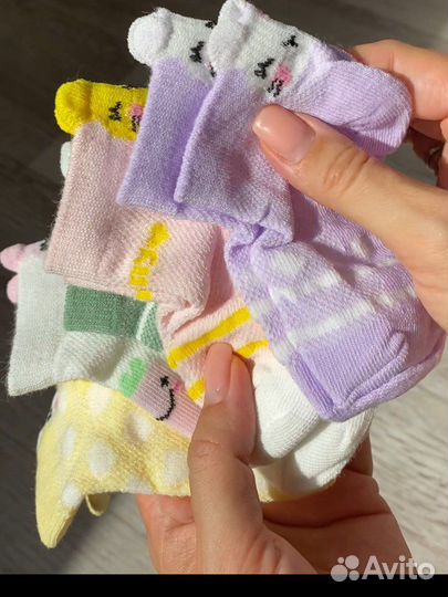 Детские носки 1-2 года