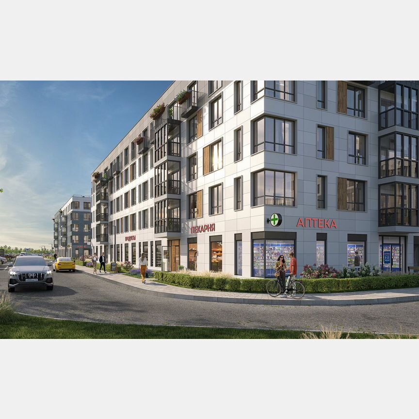 2-к. квартира, 52,1 м², 4/5 эт.
