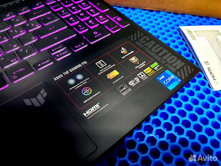 Мощный игровой ноутбук Asus Tuf i7
