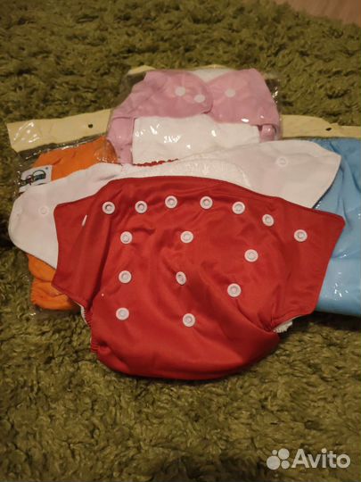 Новые многоразовые подгузники с вкладышами