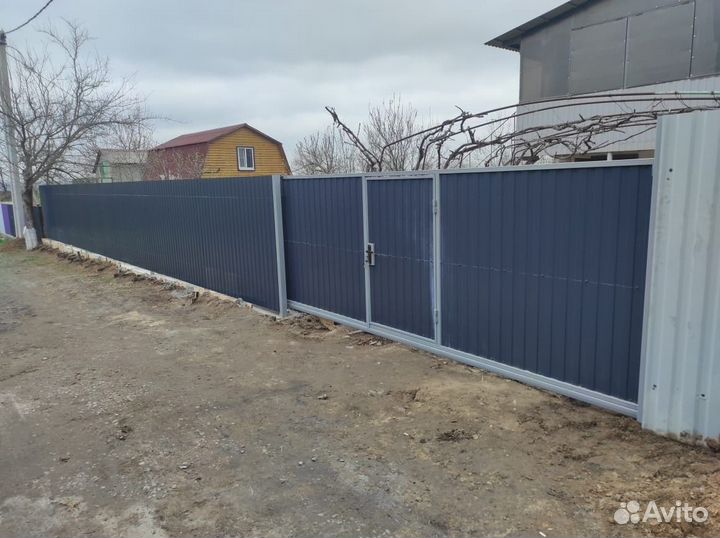 Забор из профнастила