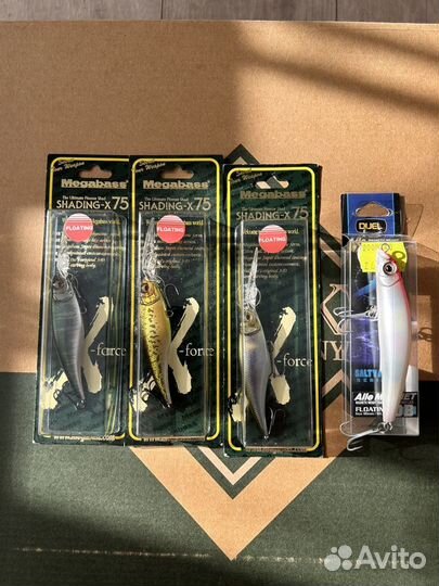 Megabass, Rapala,Duel, Golden Mean,strike pro от