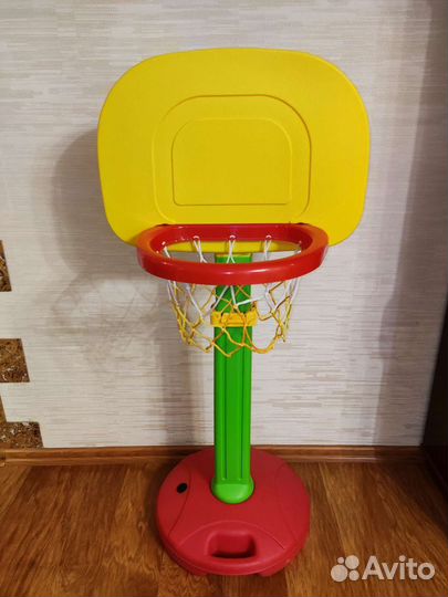 Детский баскетбольный щит стойка кольцо