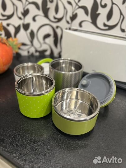 Многослойный Термос двухуровневый новый