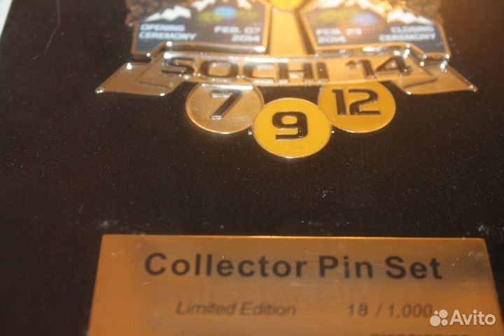 Олимпийские игры Сочи-2014 набор очень редких знак