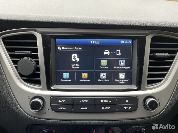 Штатное гу hyundai Solaris 2