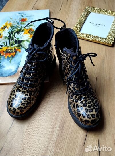 Ботинки на девочку Next 34.5 демисезонные