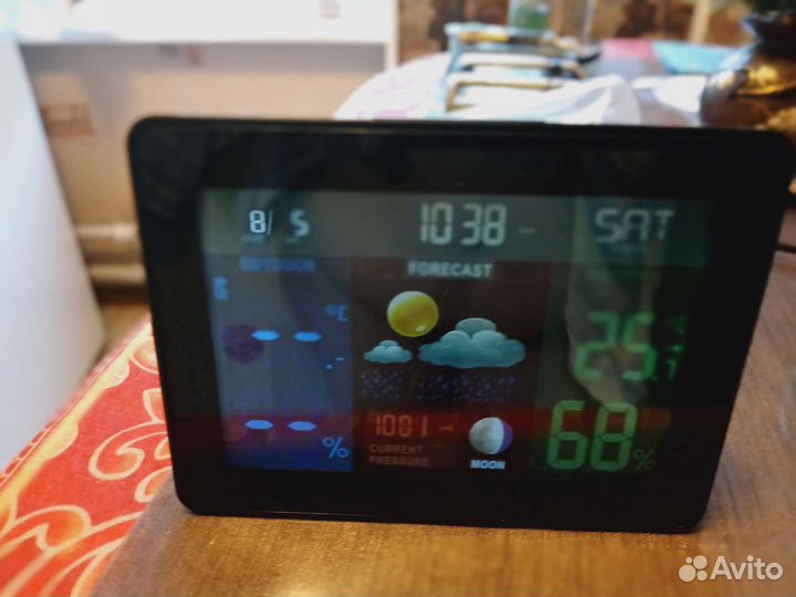 Домашняя метеостанция с часами