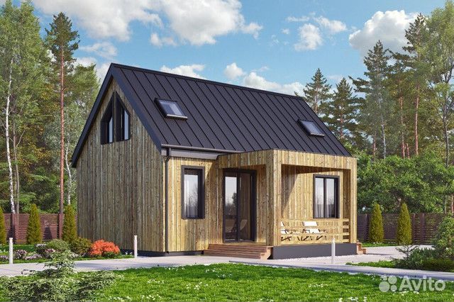 Каркасный дом под ключ 135м2 Барнхаус135