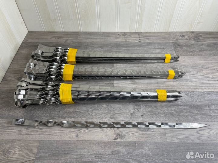 Ш20*45 Шампур для Люля Кебаб широкий 2 см