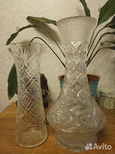 Хрустальная ваза