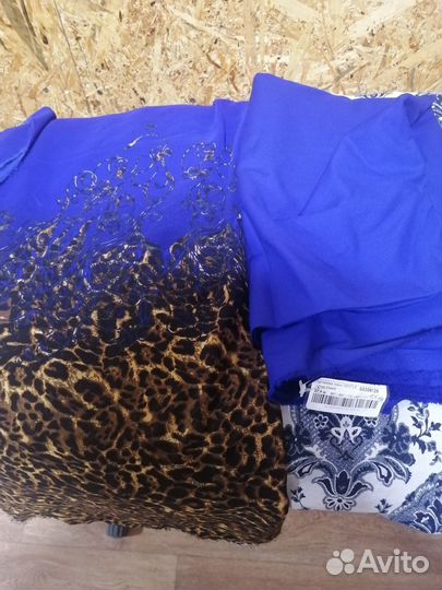 Ткань отрезы хлопок, шифон