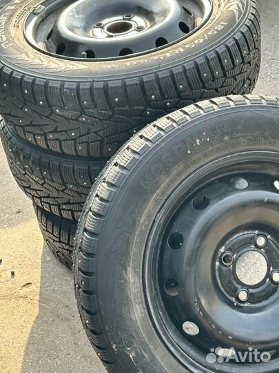R15 Nokian Tyres Nordman 7 185/65, PCD 4x100 DIA 60.1