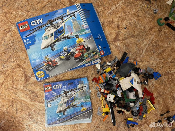 Конструкторы пакетомLego city, bauer, томик