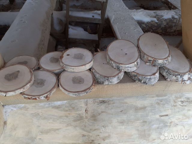 Спилы дерева разные