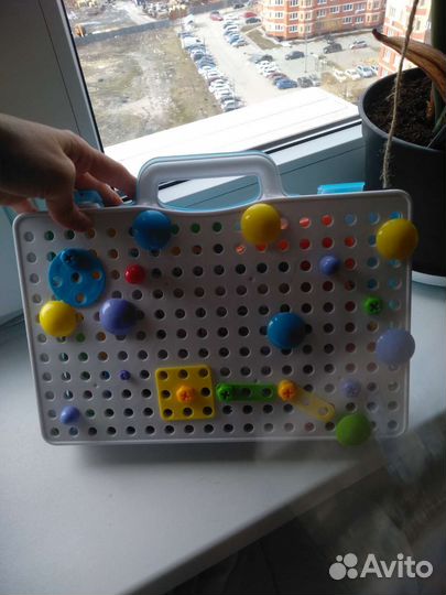 Конструктор с шуруповертом и Теремок, Лего дупло