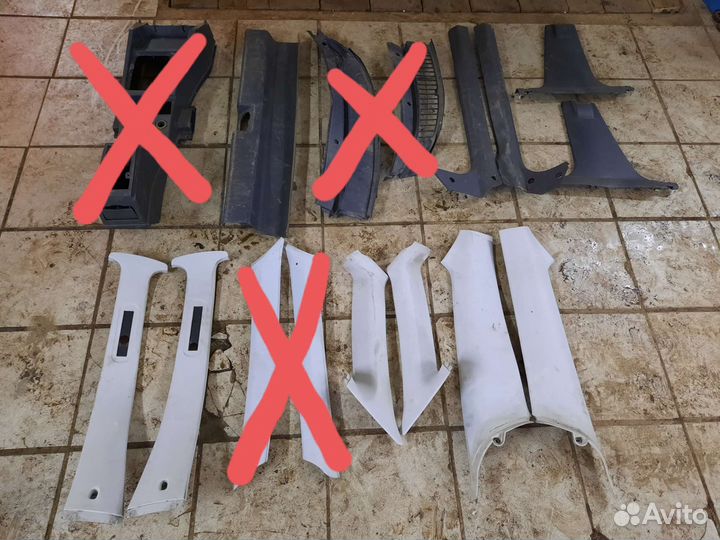 Пластик салона LADA priora седан