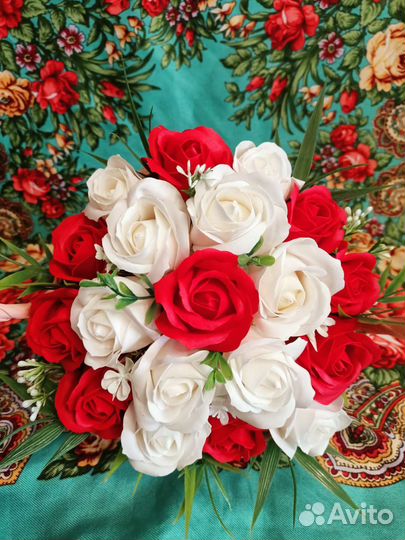 Мыльные розы букеты