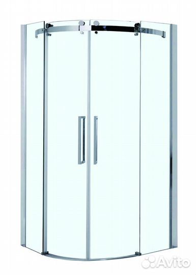 Ограждение 1000x1000x2000 серебро Azario