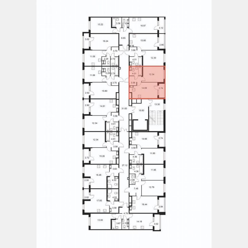 1-к. квартира, 36 м², 7/9 эт.