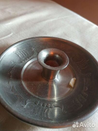 Тарелка цинковая Декор Винтаж Германия