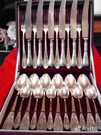 Набор столовых приборов мельхиор зиш