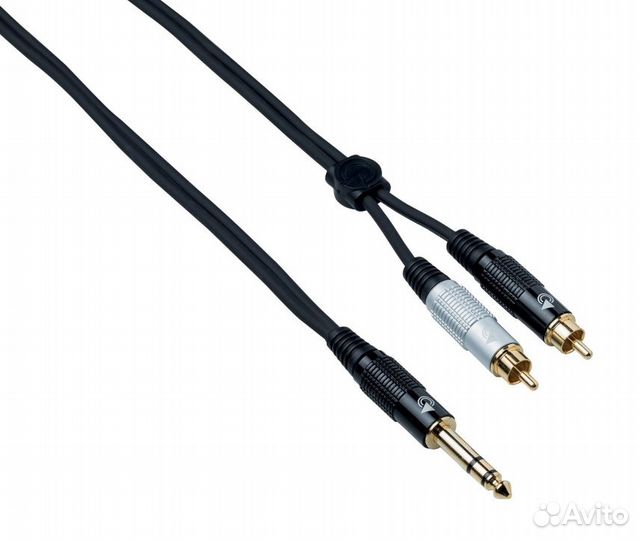 Кабель межблочный Jack-2RCA Bespeco eaysrm300 3 m