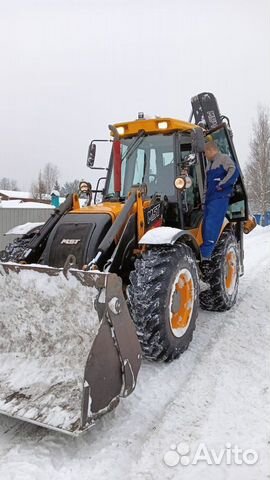 Чистка снега трактором объявление продам