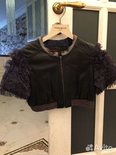 Куртка кожаная S-m