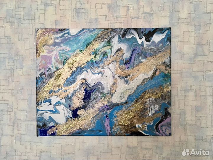 Картина Fluid art