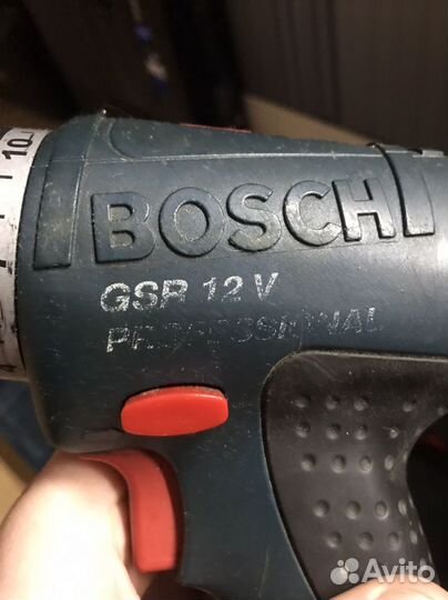 Шуруповерт bosch GSR 12v