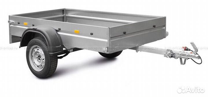 Прицеп легковой мзса Компакт с надставными бортами