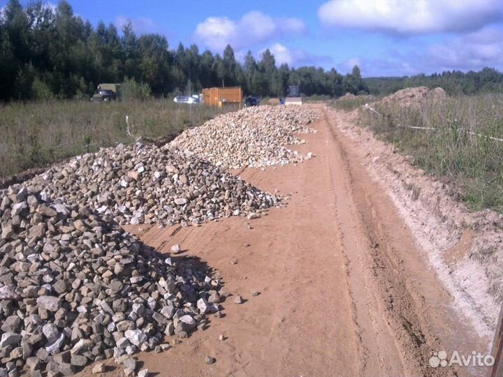 Чернозем Пескогрунт Кирпичный бой Вторичный щебень