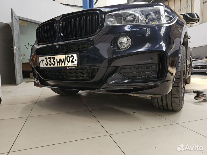 Губа под бампер BMW x6 F16