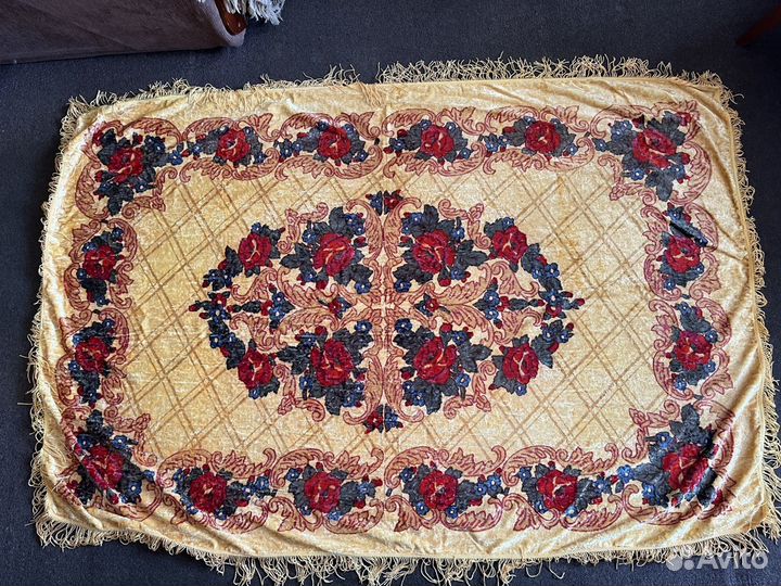 Скатерть покрывало плюш СССР