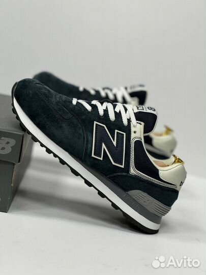 Кроссовки new balance 574 синие