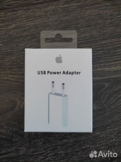 Блок питания Apple USB 1 А 5 Вт, без кабеля