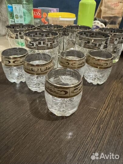 Набор стаканов и стопок