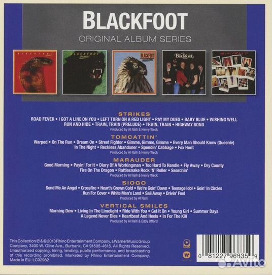 Blackfoot - Original Album Series (5 CD)