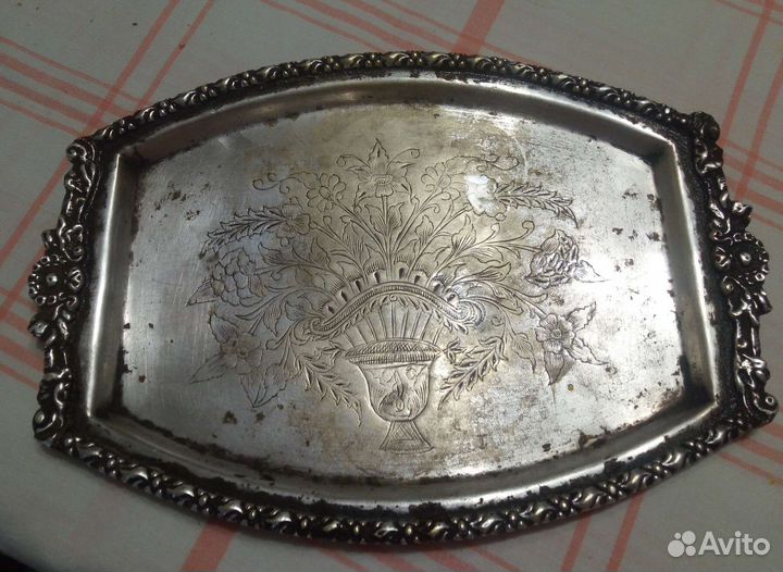 Поднос старинный