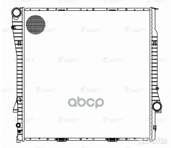 Радиатор основной luzar LRc 26190 LRc 26190 luzar