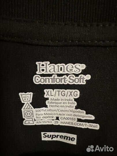 Футболка Supreme Hanes