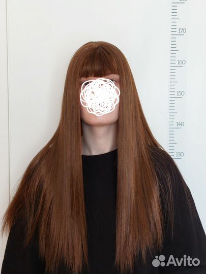 Парик длинный коричневый