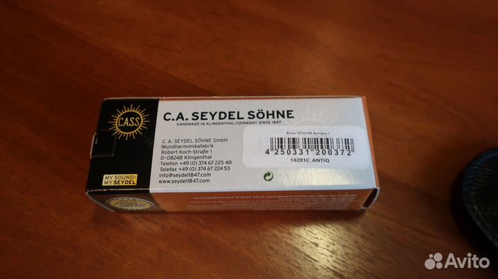 Немецкая губная гармошка Seydel Sohne 10201C-antiq